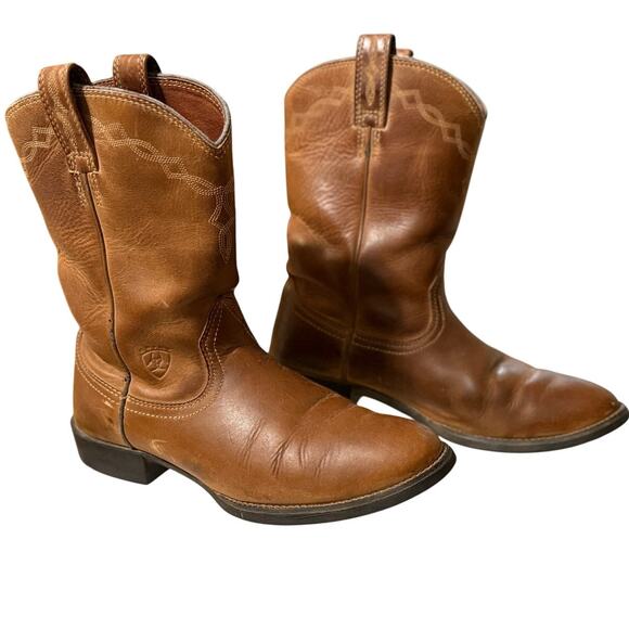 Ariat Brown Heeled Boots - Picture 2 of 7